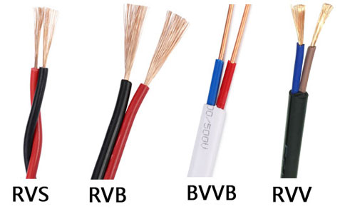 RVS與RVB、BVVB、<a href='http://m.gdcoal.cn/rvvdianxian/' target='_blank'><u>RVV電線</u></a>